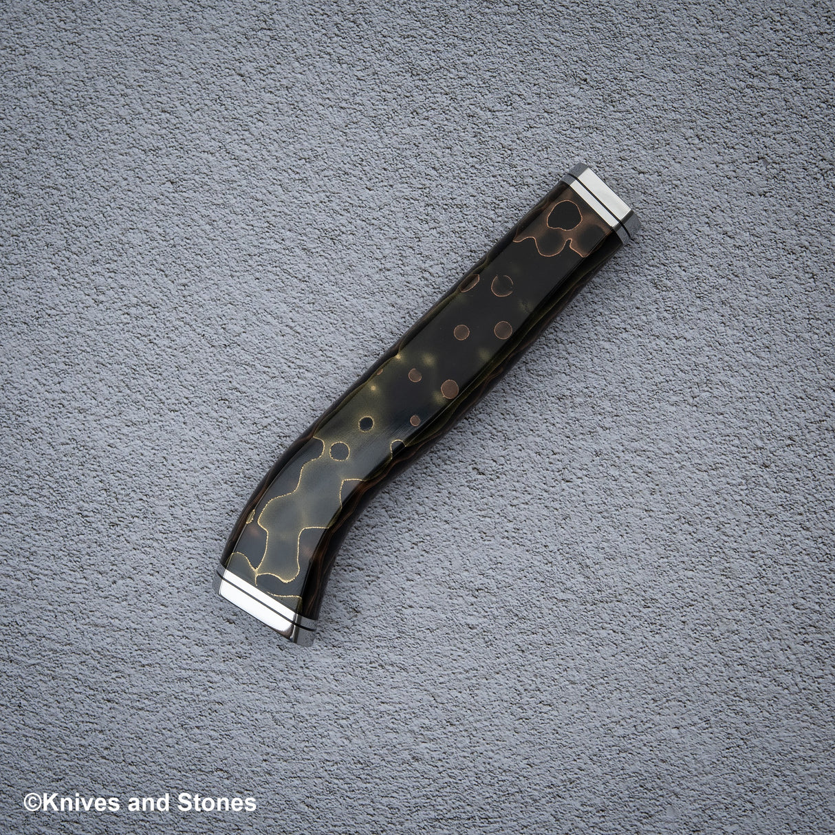 Copper Mesh ネノックススタイル和柄ハンドル 牛刀・柳刃用