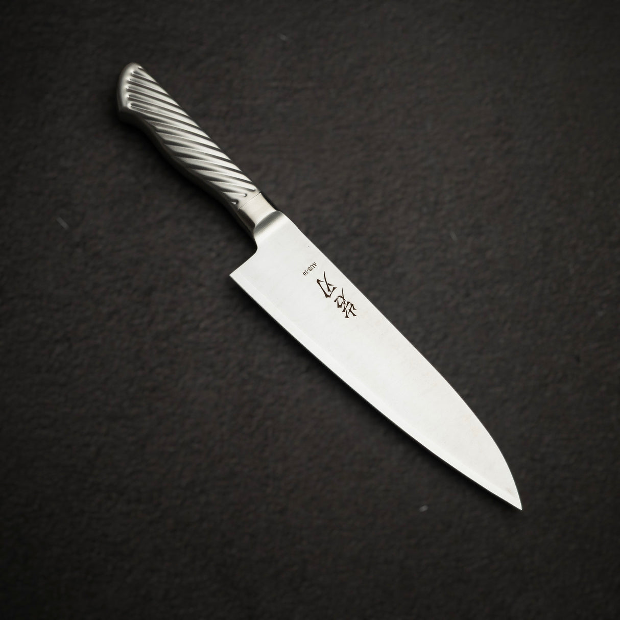 K&S AUS10 モノスチール 牛刀 180mm メタルハンドル