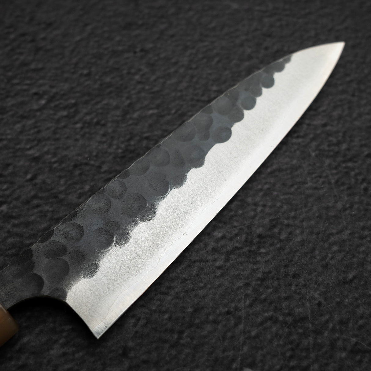 昌景 小石 青紙スーパー 黒打ち 槌目 ペティナイフ 120mm