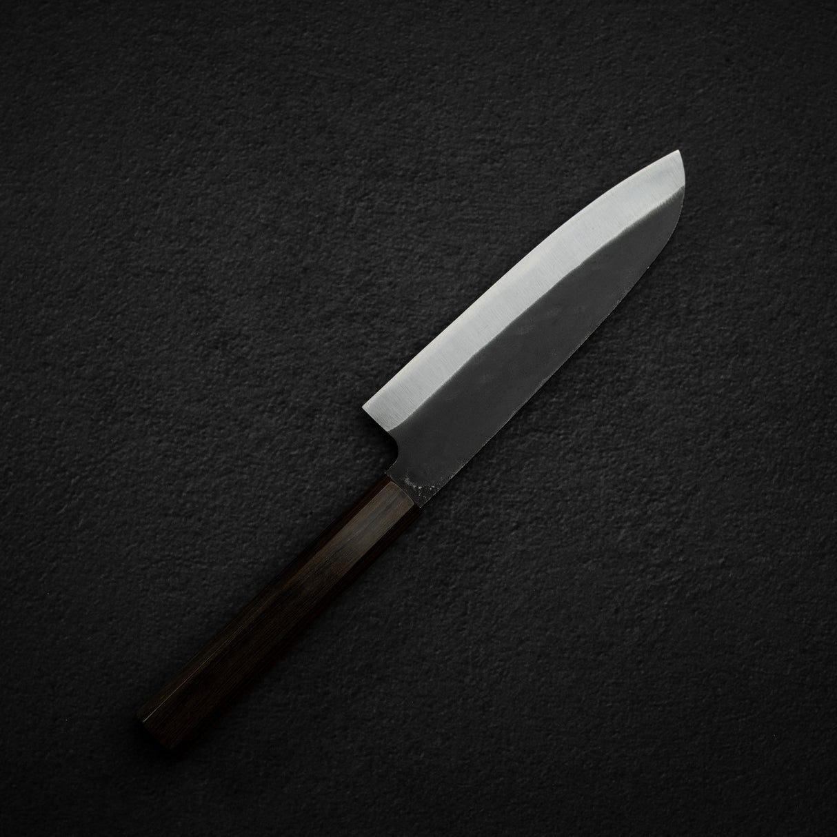 初心 青鍛え 青二鋼 黒打ち 三徳 165mm