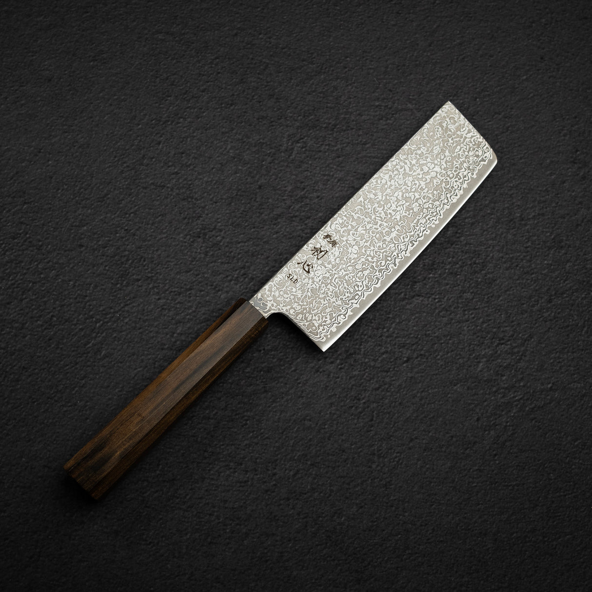 初心 光 SLD鋼 ダマスカス 菜切 170mm