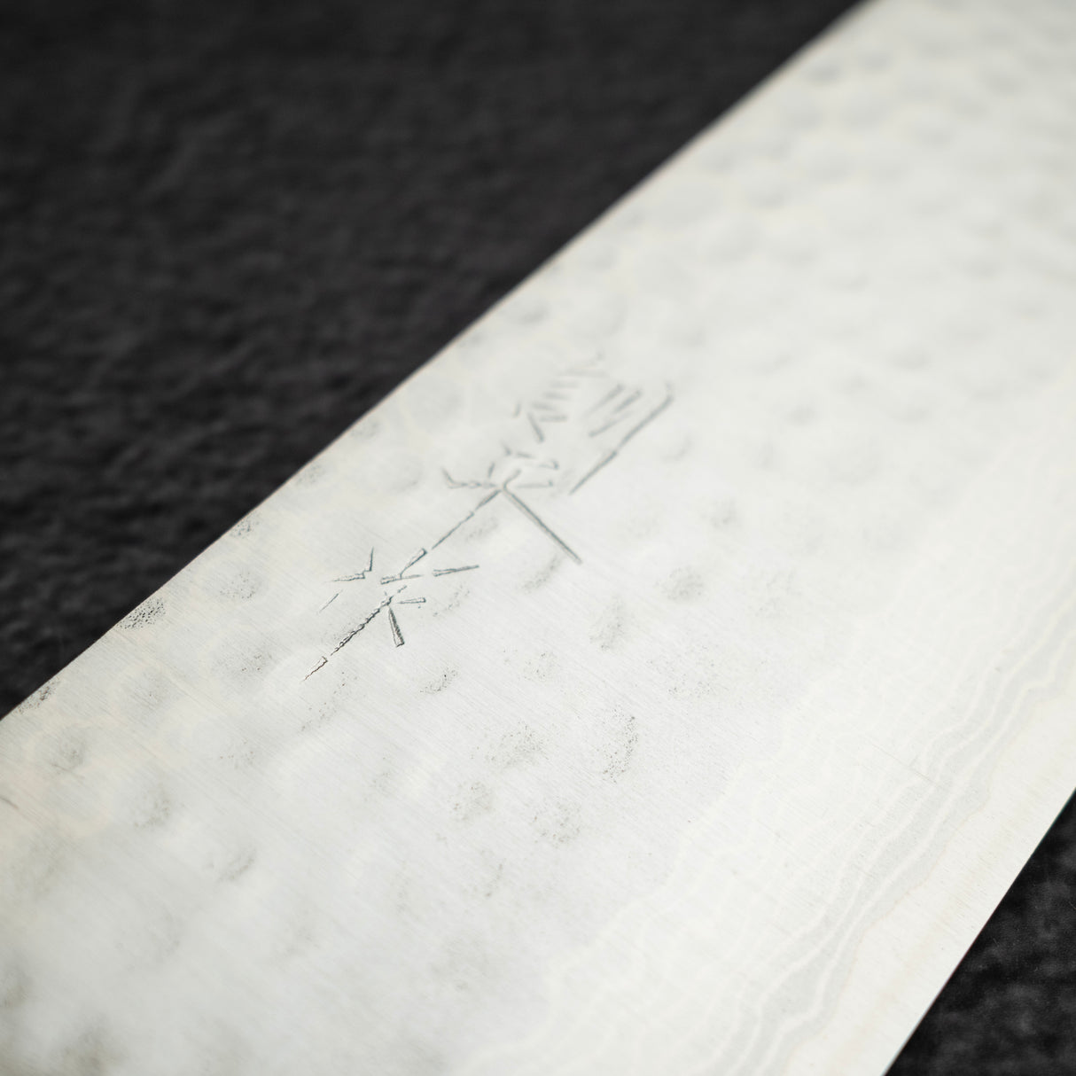 増谷打刃物 黒龍 V金10号 ダマスカス 菜切 165mm