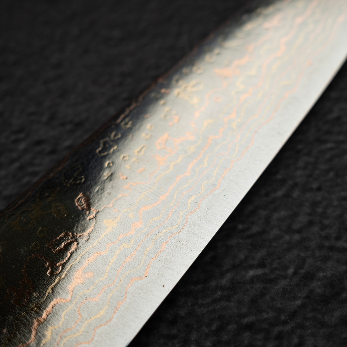 佐治打刃物 VG10 レインボーダマスカス 筋引 240mm