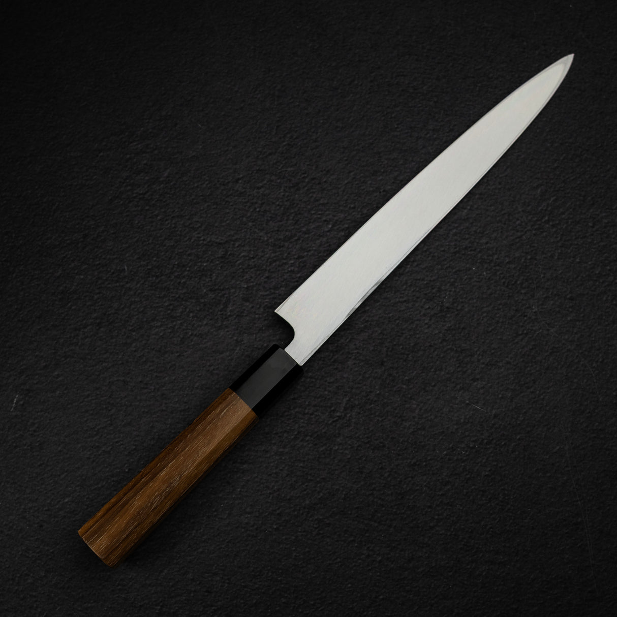 初心 x 明神利器制作所 白鷺 青二鋼 黒打ち 柳刃 240mm