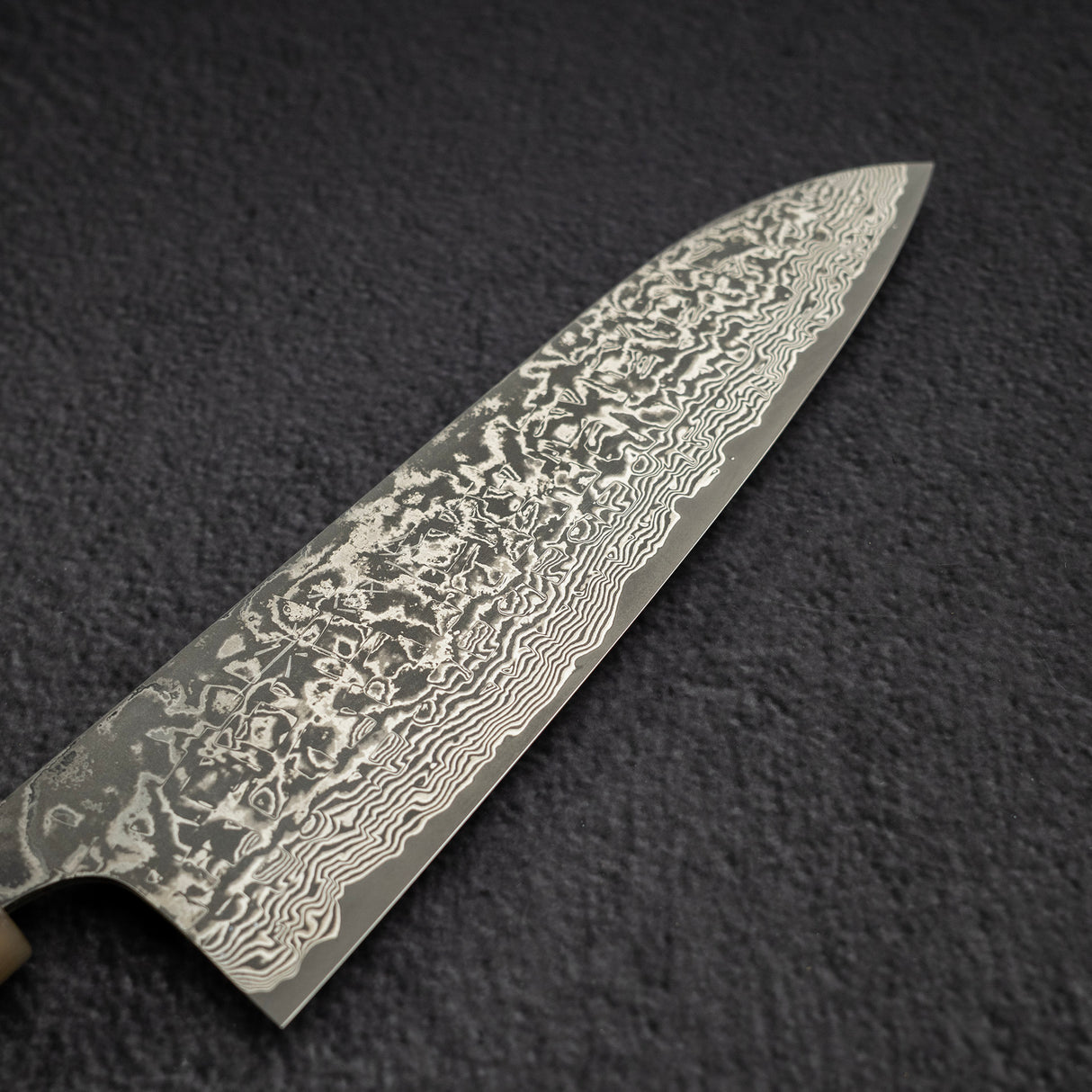 佐治打刃物 SG2 ブラックダマスカス 三徳 180mm ウェンジ鞘付き