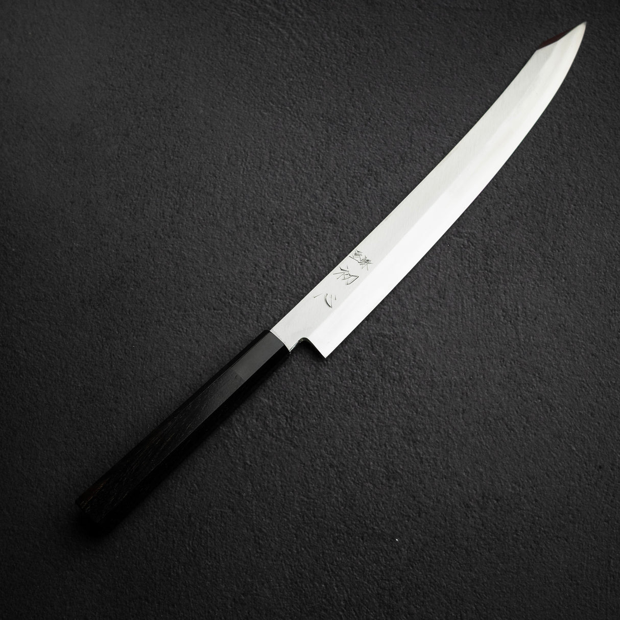 初心 x Shimizu 銀三鋼 切付大反り柳刃 330mm