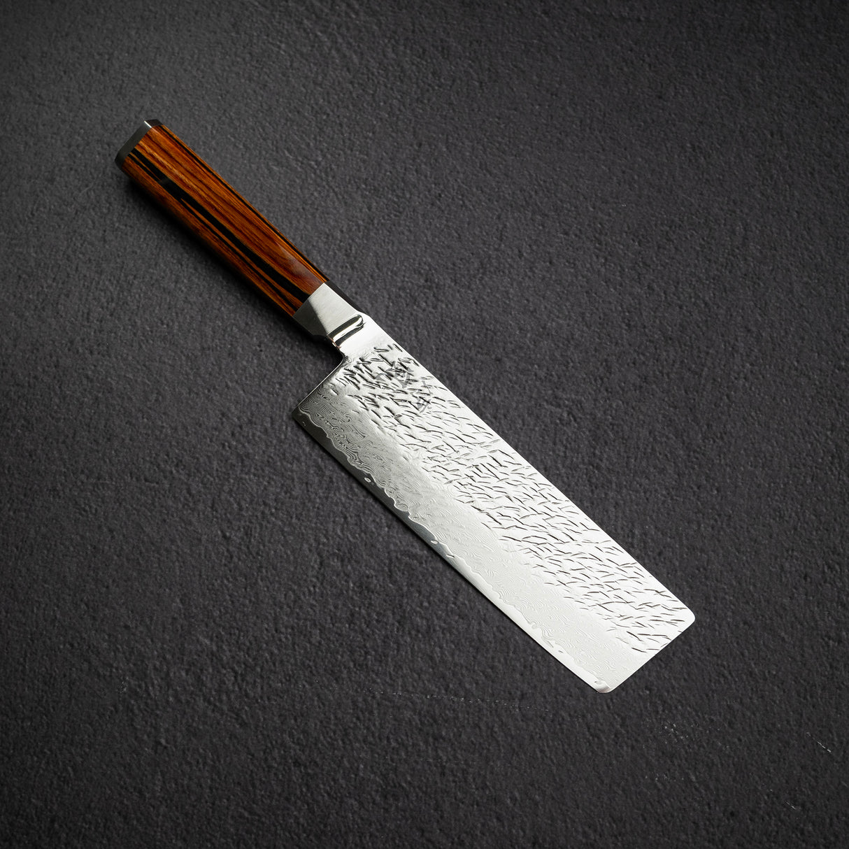 大野ナイフ製作所 涼風 SG2 ダマスカス 菜切 165mm 槌目