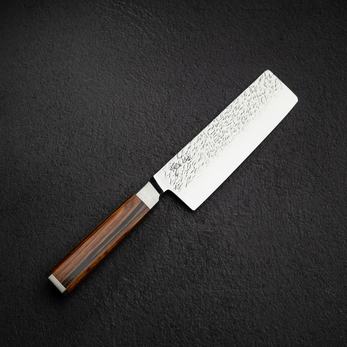 大野ナイフ製作所 涼風 SG2 ダマスカス 菜切 165mm 槌目