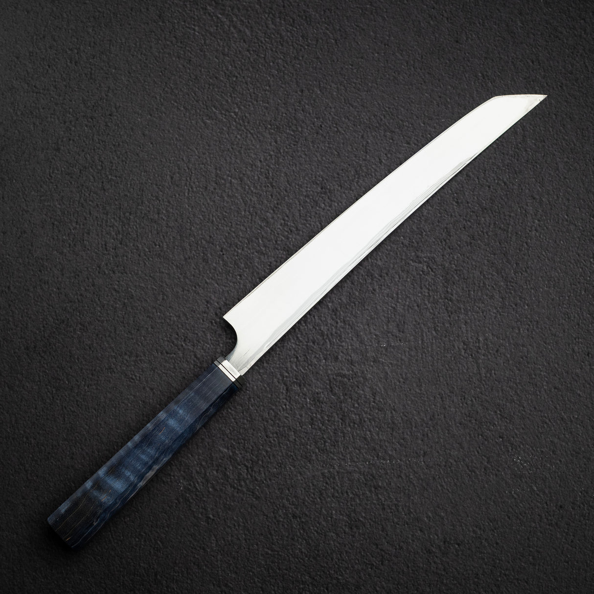 初心 x 弥氏 良寛 青二鋼 ダマスカス 先丸柳刃 270mm
