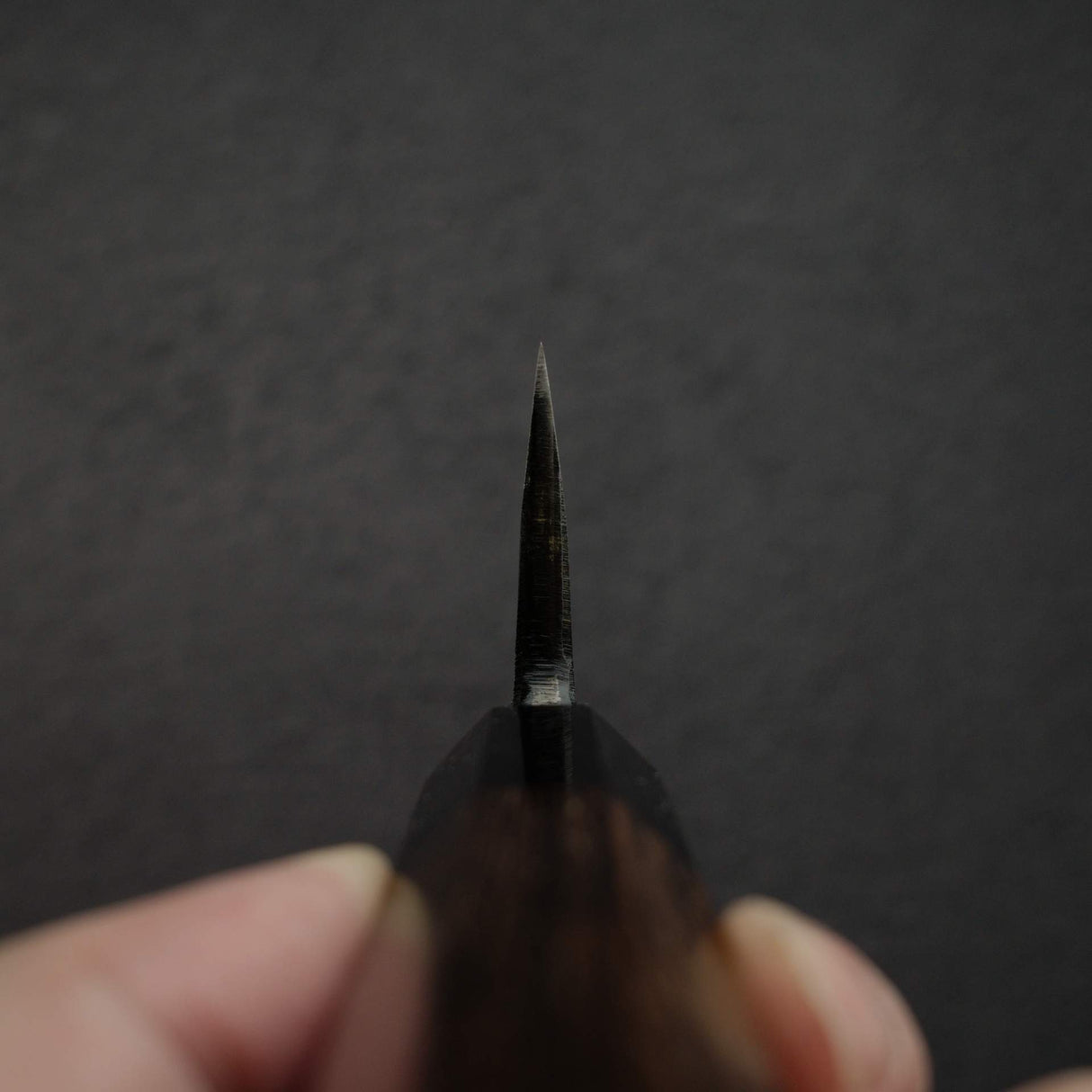 初心 黒風 青二鋼 黒打ち 切付出刃 150mm 両刃
