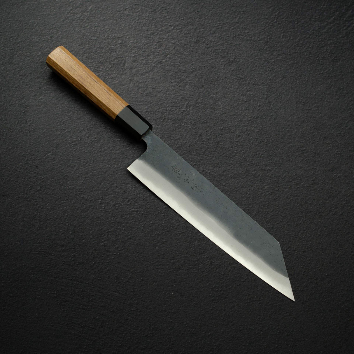 加茂藤刃物 AS 黒打ち 切付牛刀 210mm
