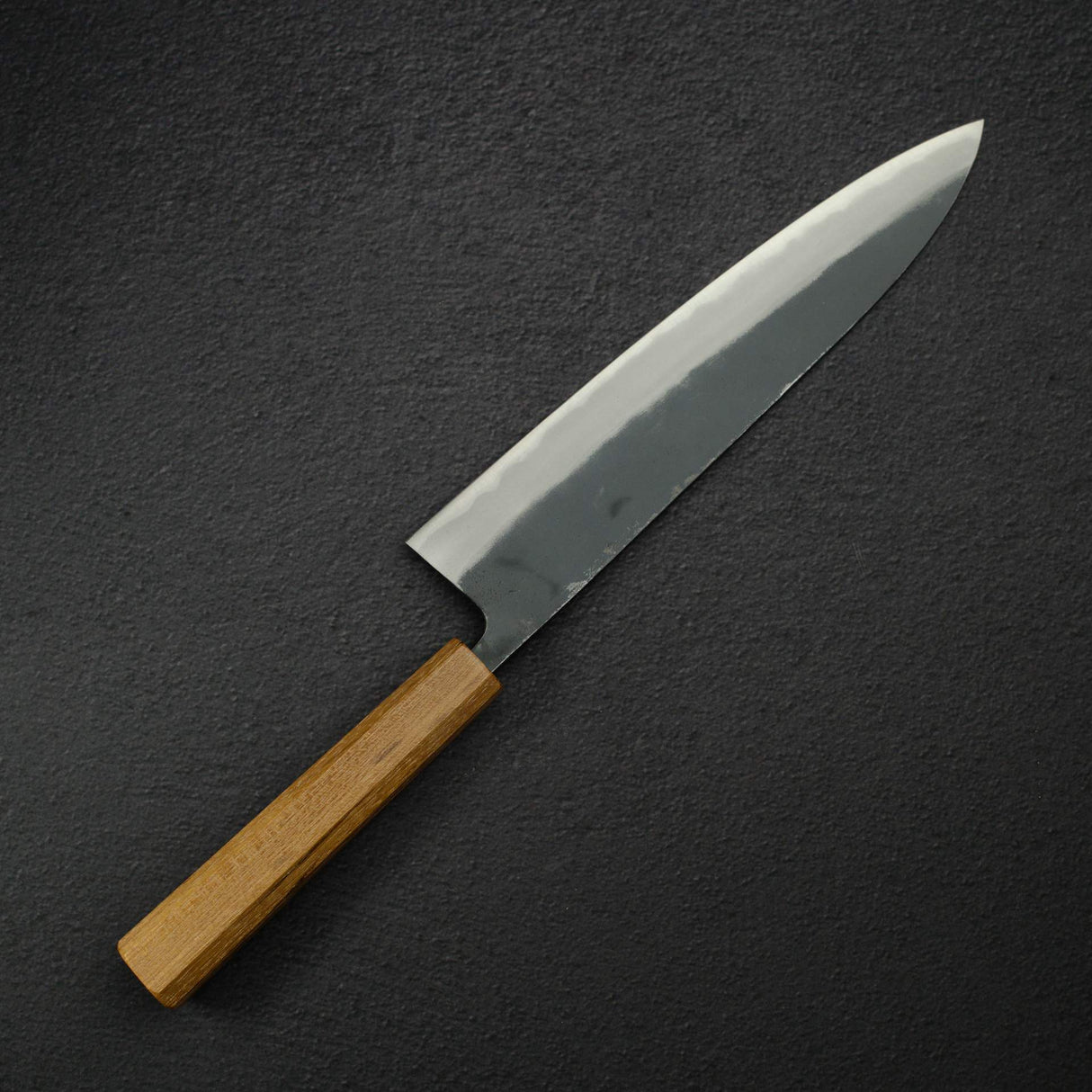 加茂藤刃物 青藍 AS 黒打ち 牛刀 240mm