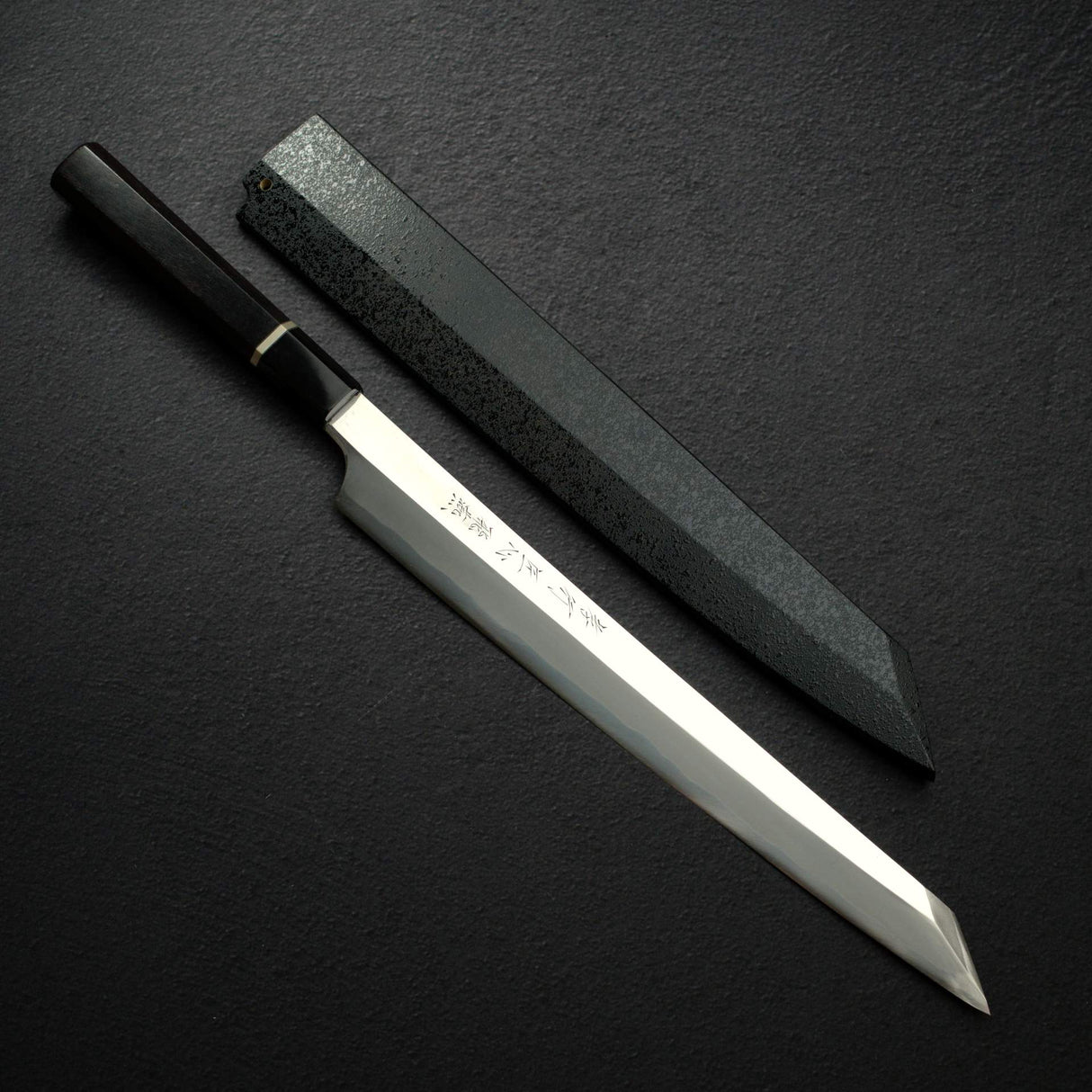 青木刃物製作所 飛燕 切付柳刃 300mm 鞘付き