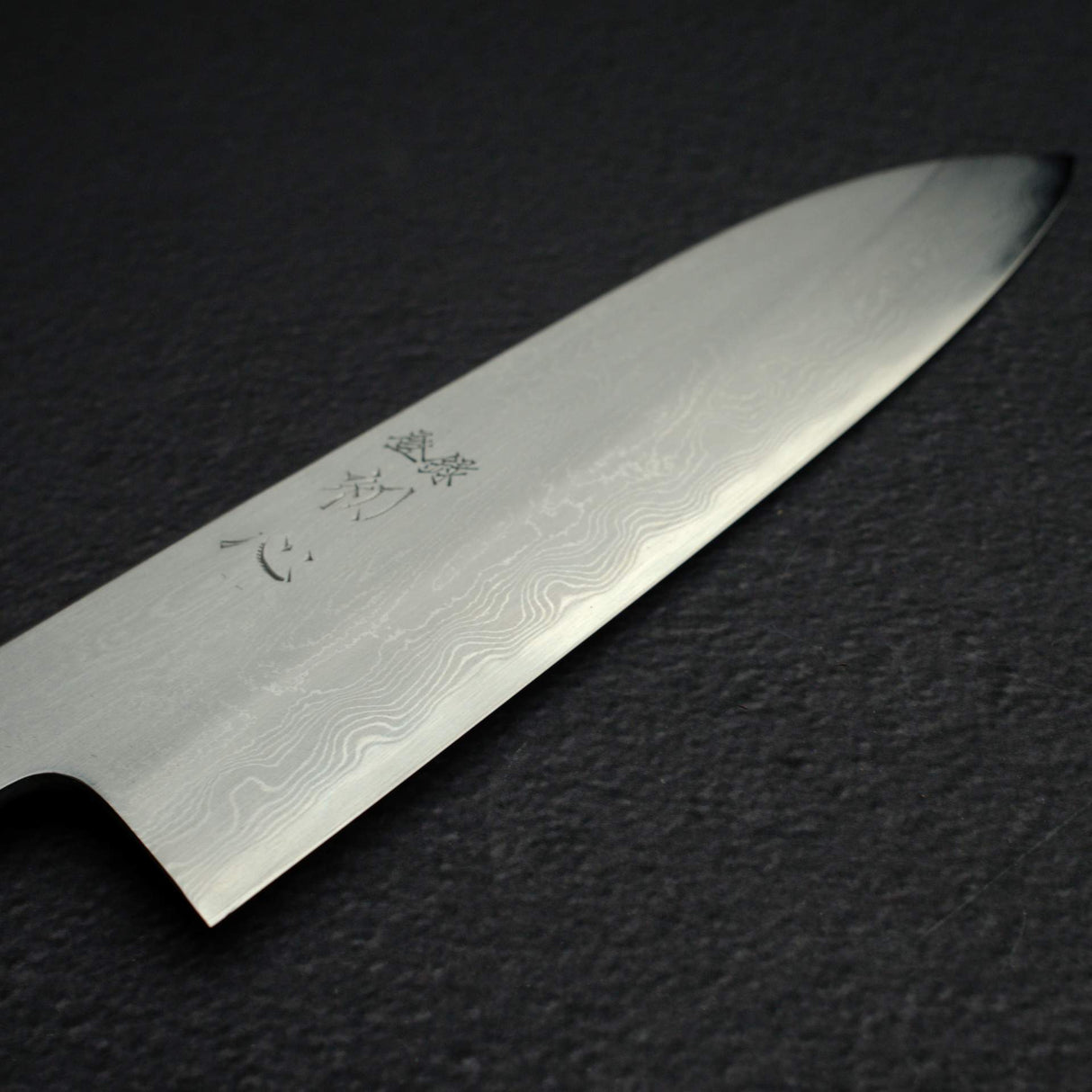 初心 x 中川打刃物 青一鋼 ダマスカス 三徳 170mm