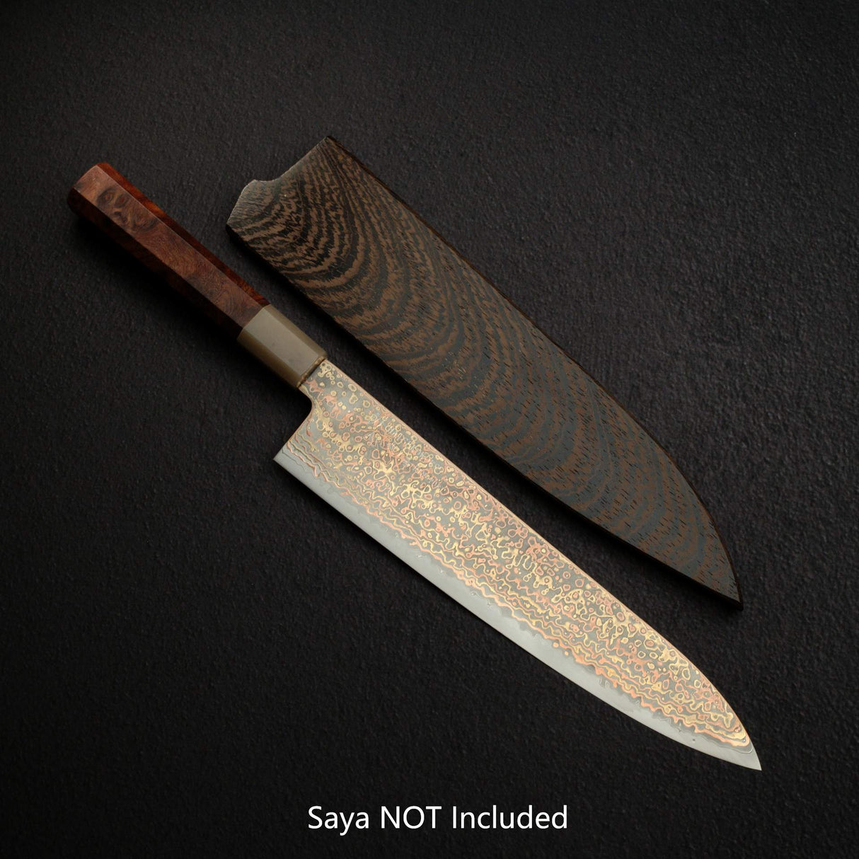初心 火の鳥 V金2号 ダマスカス 牛刀 240mm