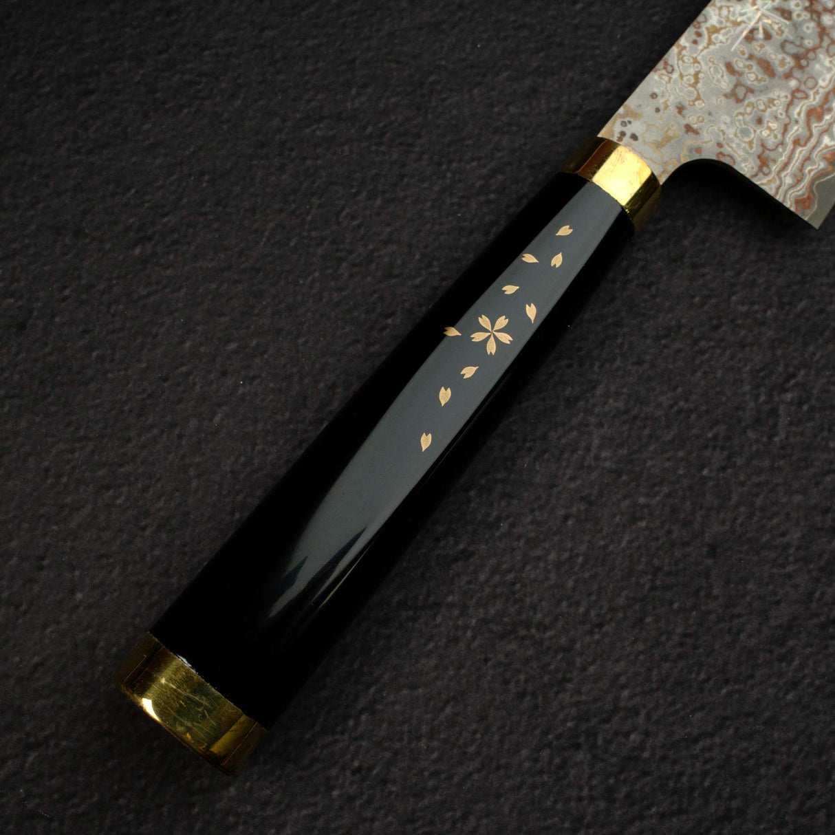 佐治打刃物 蒔絵 漆 VG10W 文化 165mm