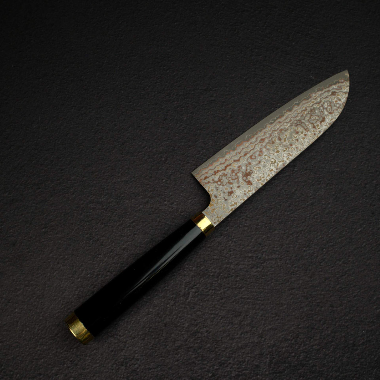 佐治打刃物 蒔絵 漆 VG10W 三徳 170mm