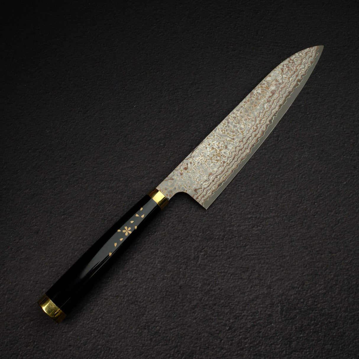 佐治打刃物 蒔絵 漆 V金10号W 牛刀 210mm