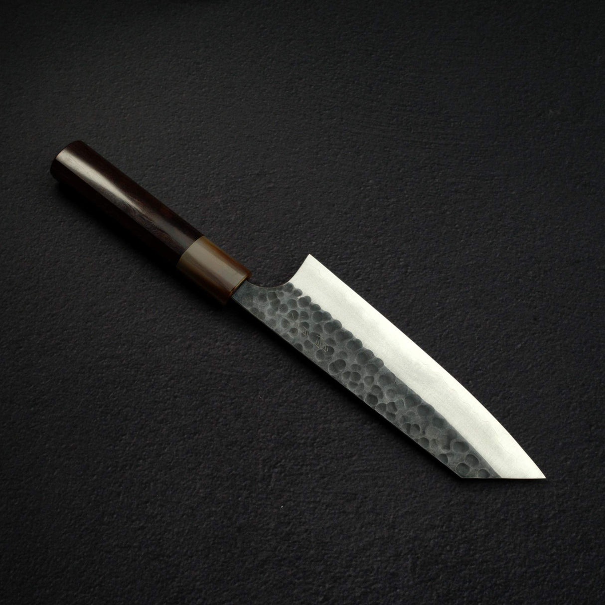 昌景 小石 青紙スーパー 黒打ち 槌目 文化 175mm