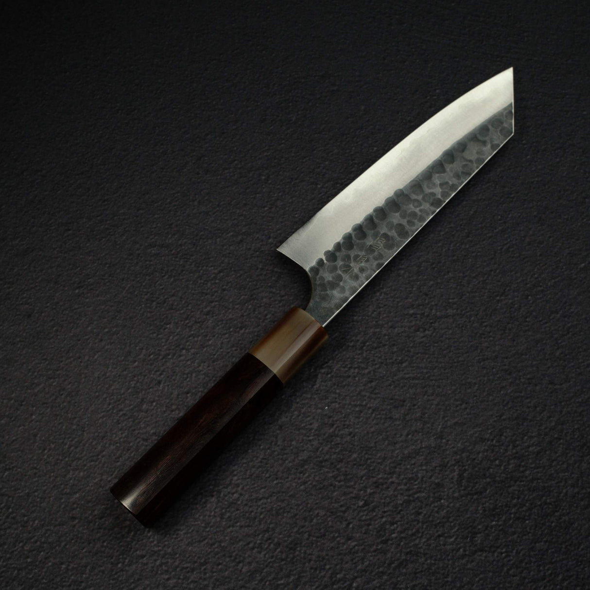 昌景 小石 青紙スーパー 黒打ち 槌目 文化 175mm
