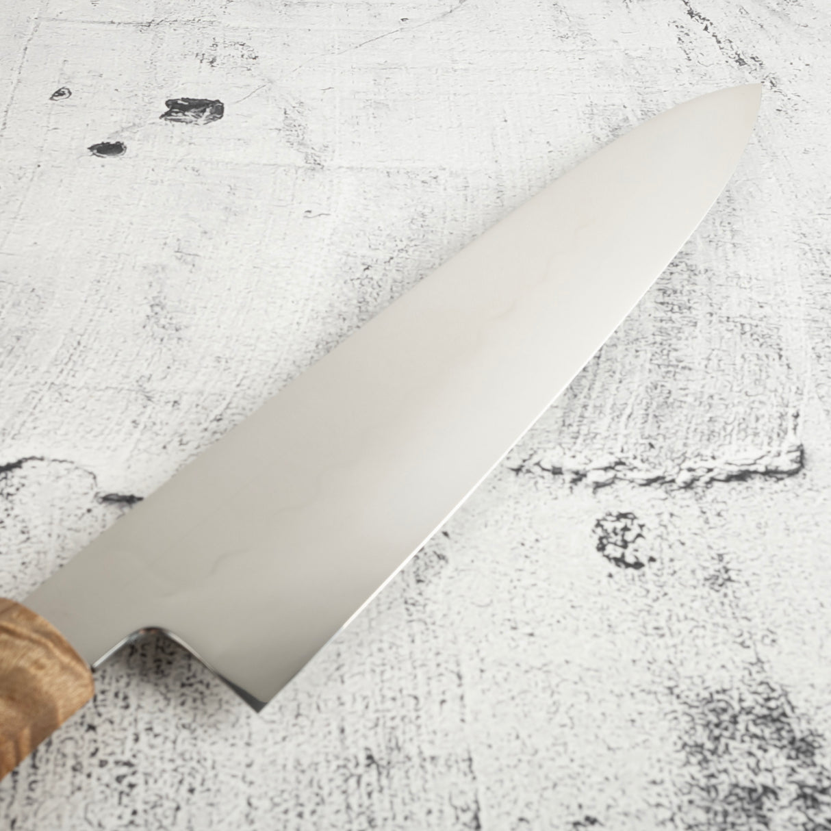 池田鍛錬所 本焼 白三鋼 牛刀 240mm 樟セット SP2