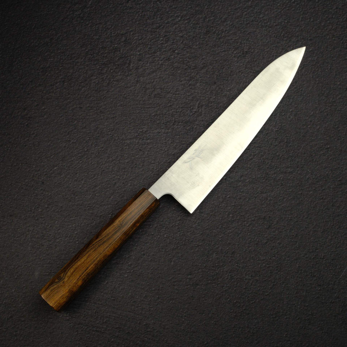 Tsunehisa Ginsan Migaki Gyuto 210mm, Black Chacate Handle