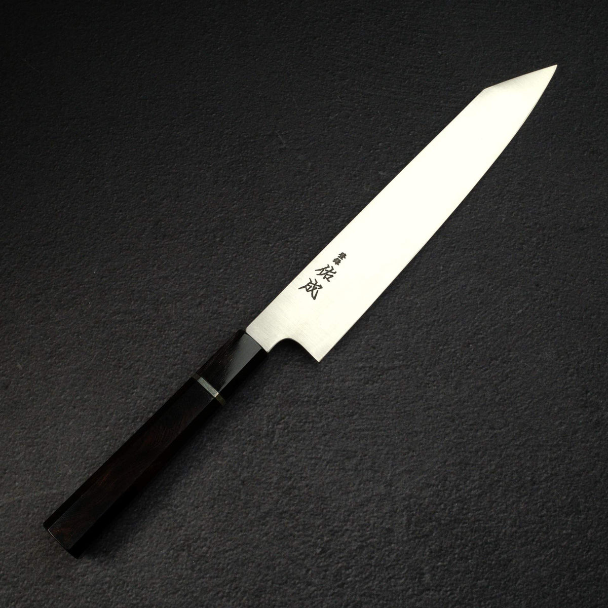 Sukenari SG2 Hairline K-tip Gyu-hiki 240mm, Ebony Handle with Spacer