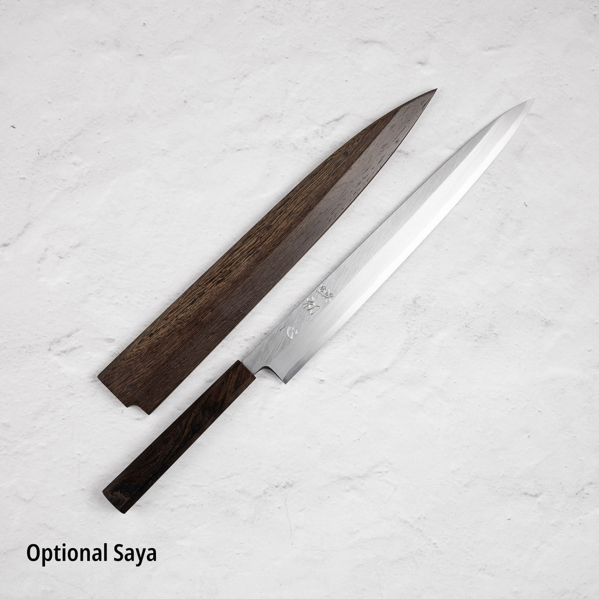 初心 x 明神利器制作所 白鷺 白二鋼 柳刃 330mm