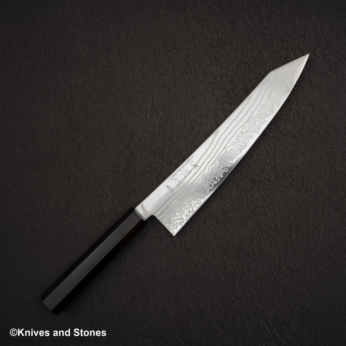 初心 隼 ATS34 ダマスカス 切付牛刀 240mm