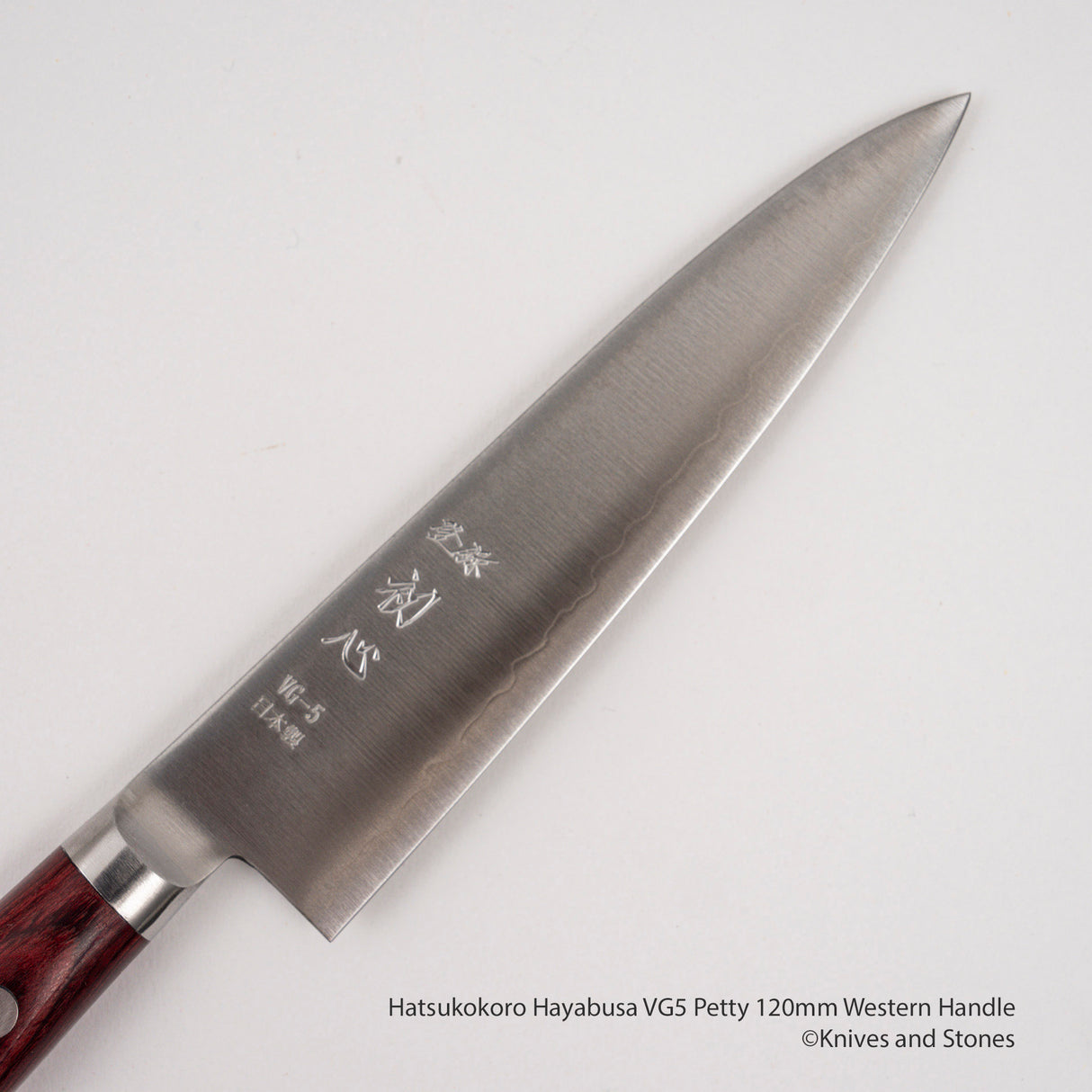 初心 隼 VG5 ペティナイフ 120/150mm レッドマイカルタハンドル