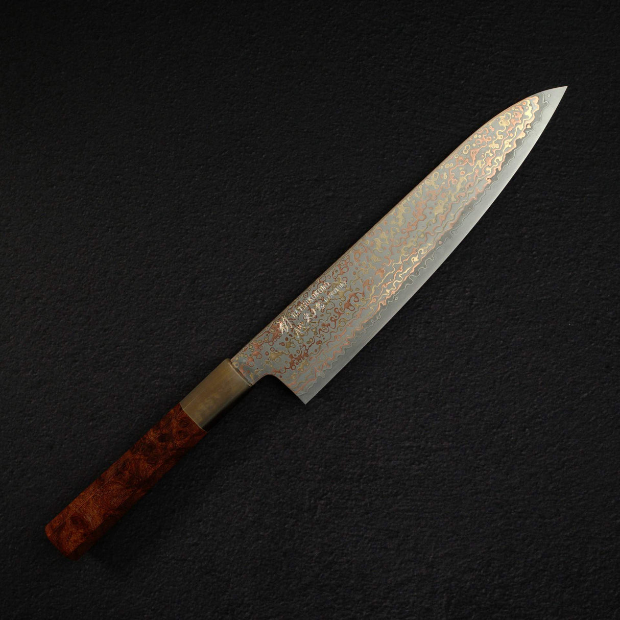 初心 火の鳥 V金2号 ダマスカス 牛刀 210mm