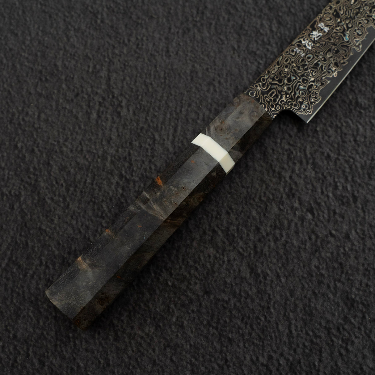 初心 細氷 SG2 黒染め ダマスカス ペティナイフ 150mm