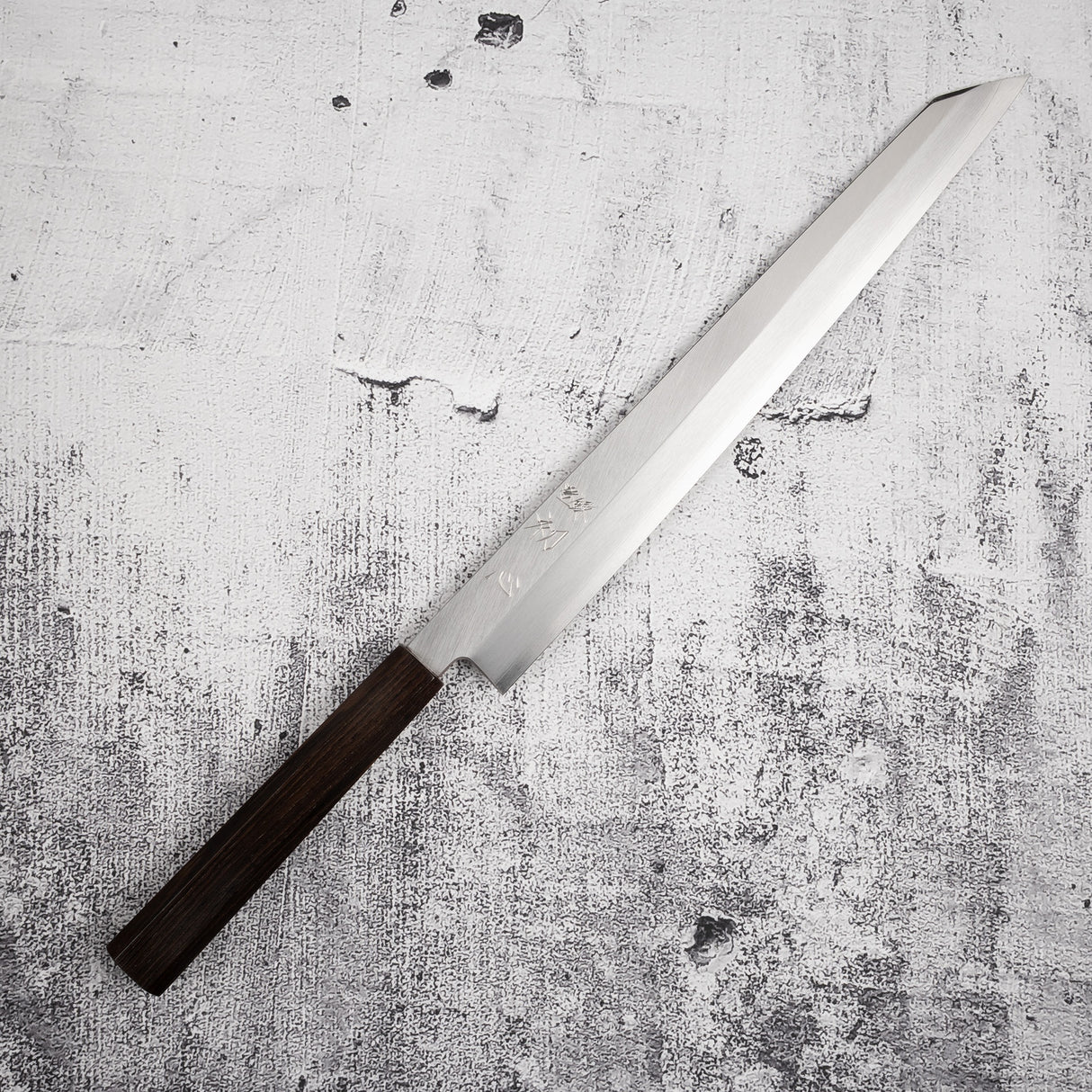 初心 x 明神利器制作所 白鷺 銀三鋼 切付柳刃 300mm