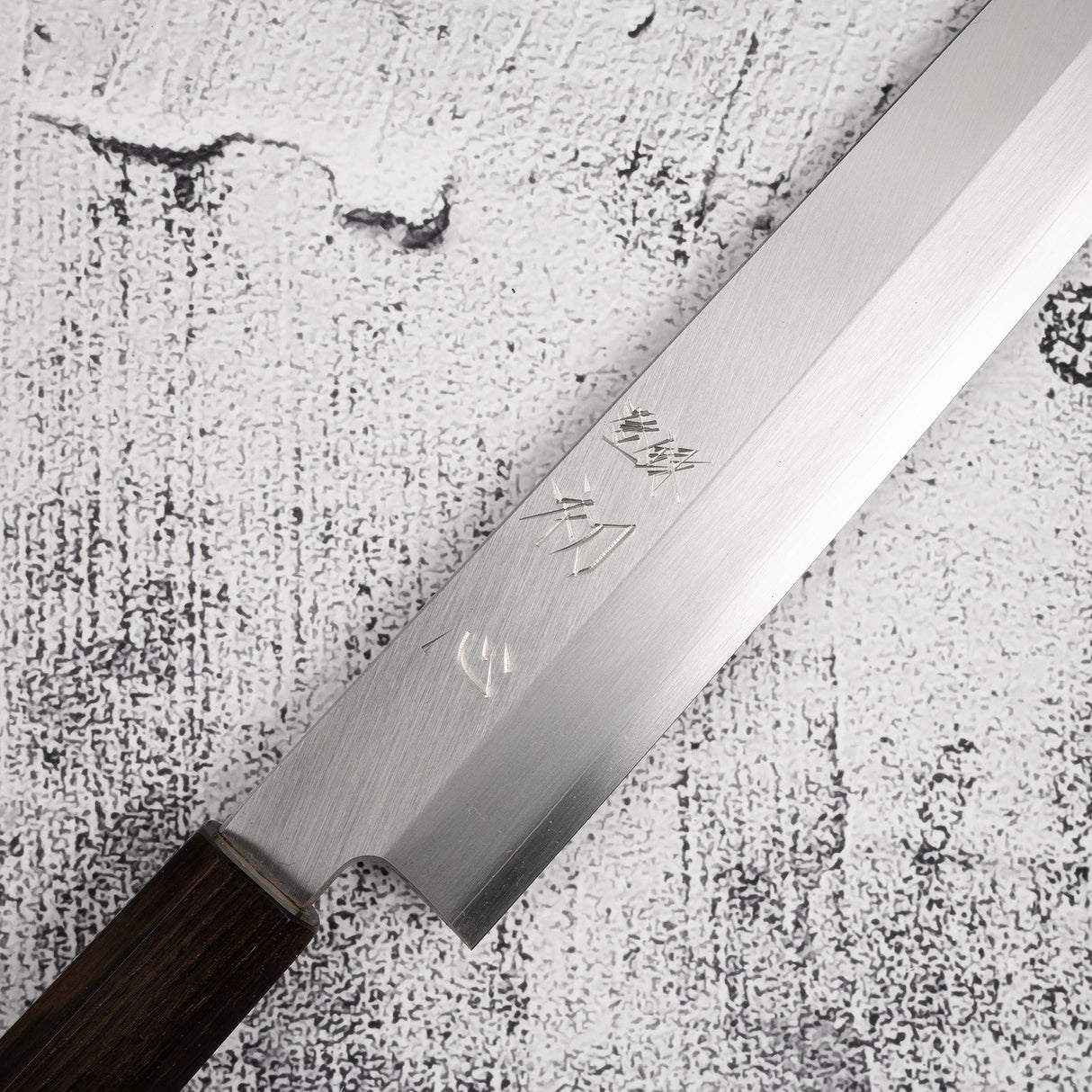 初心 x 明神利器制作所 白鷺 銀三鋼 切付柳刃 300mm