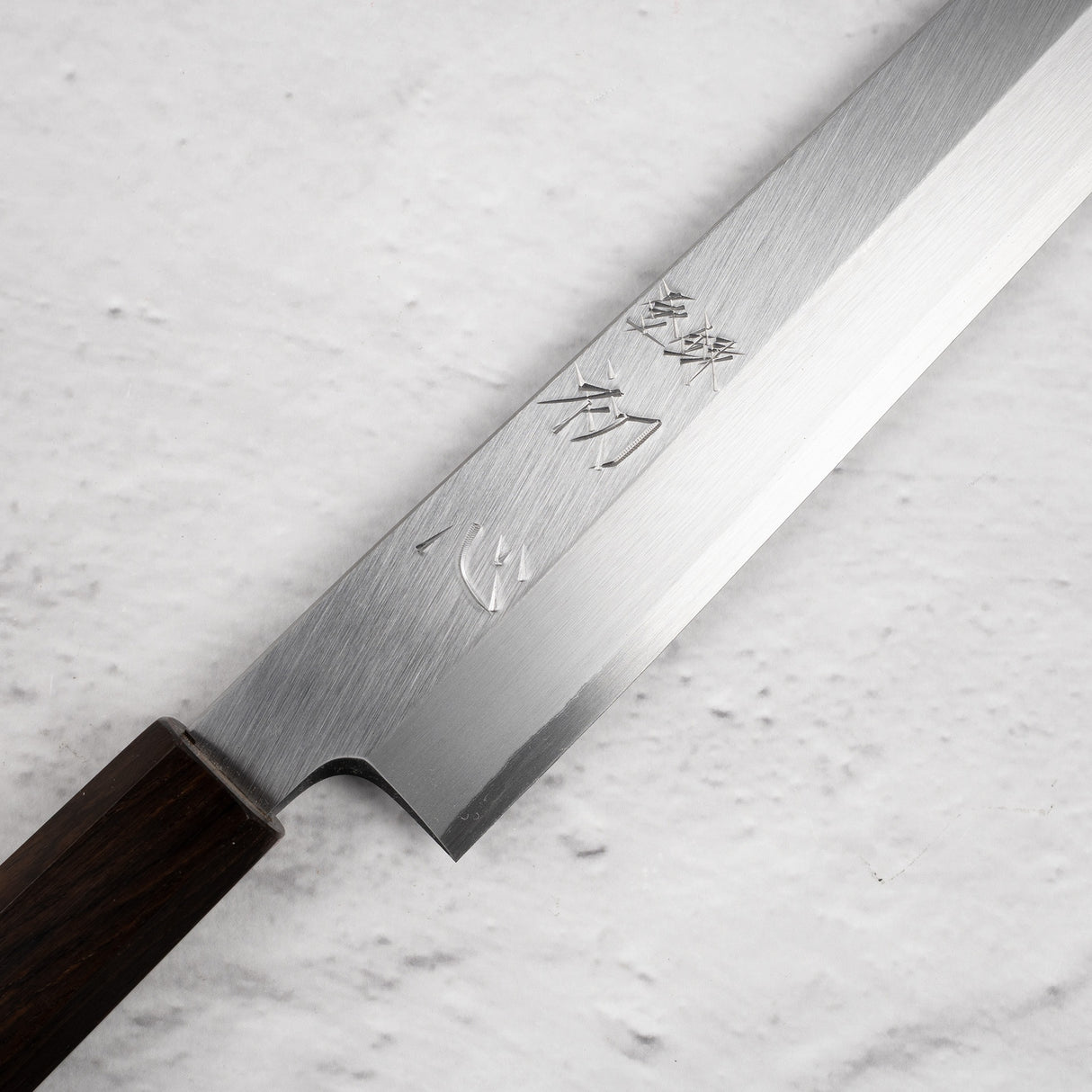 初心 x 明神利器制作所 白鷺 白二鋼 切付柳刃 300mm