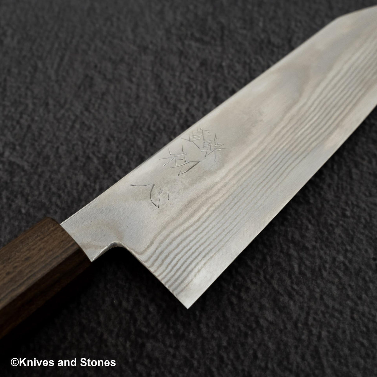 初心 銀霜 銀三鋼 ニッケルダマスカス 文化 180mm