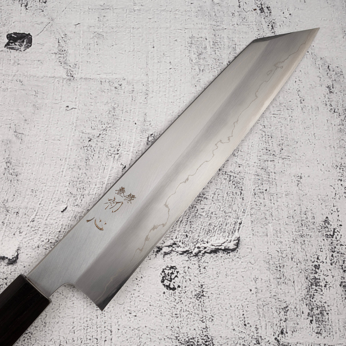 初心 x 中川 銀三鋼 切付牛刀 240mm