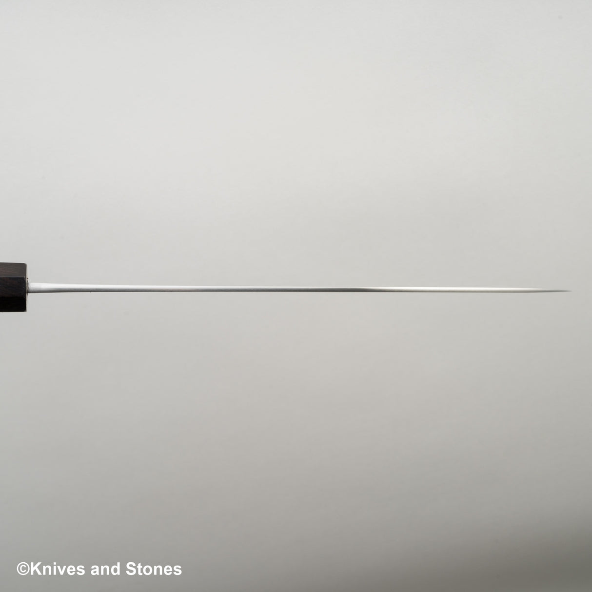 初心 x 吉金刃物 SKD合金工具鋼 梨地 牛刀 240mm エボニーハンドル