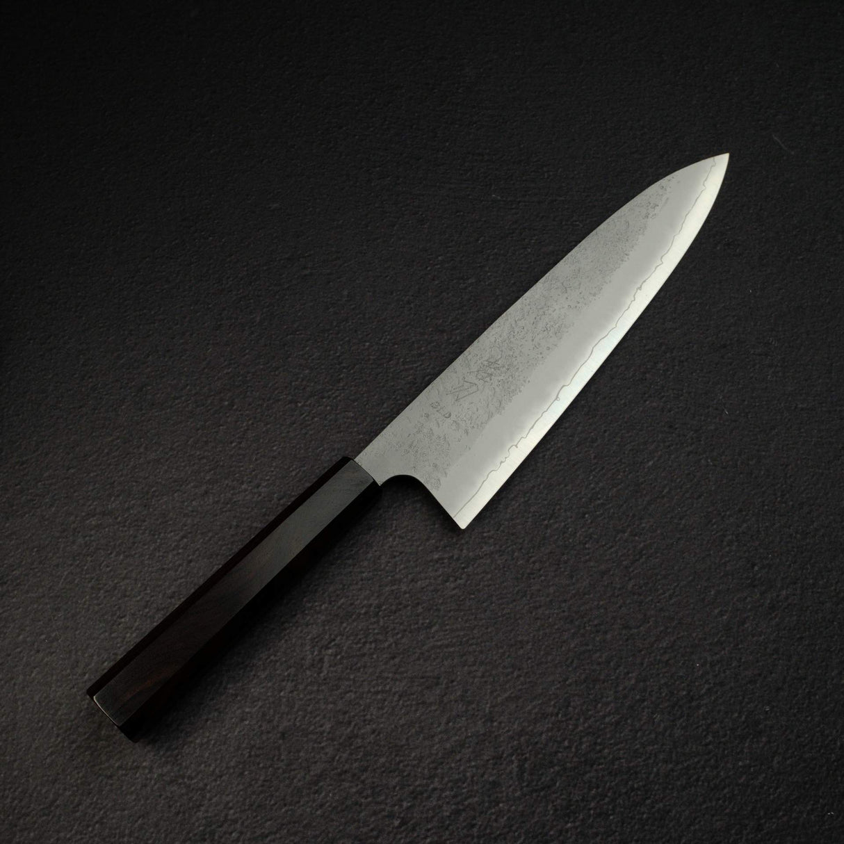 K&S Yuepo SLD Nashiji Gyuto 210mm, Ebony Handle