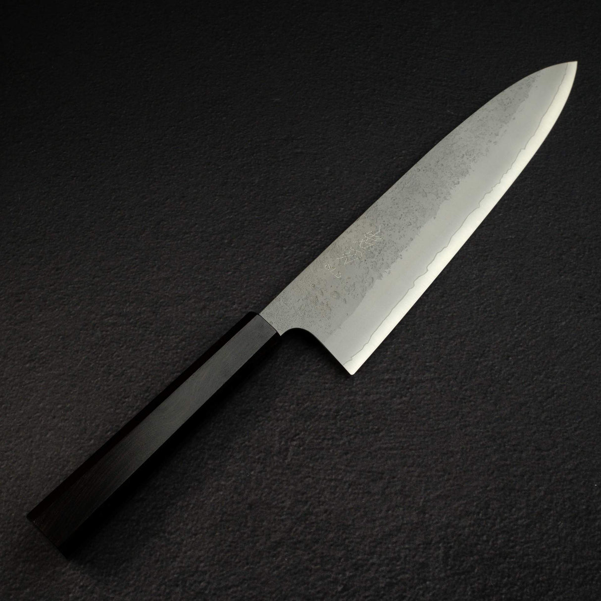 K&S Yuepo SLD Nashiji Gyuto 240mm, Ebony Handle