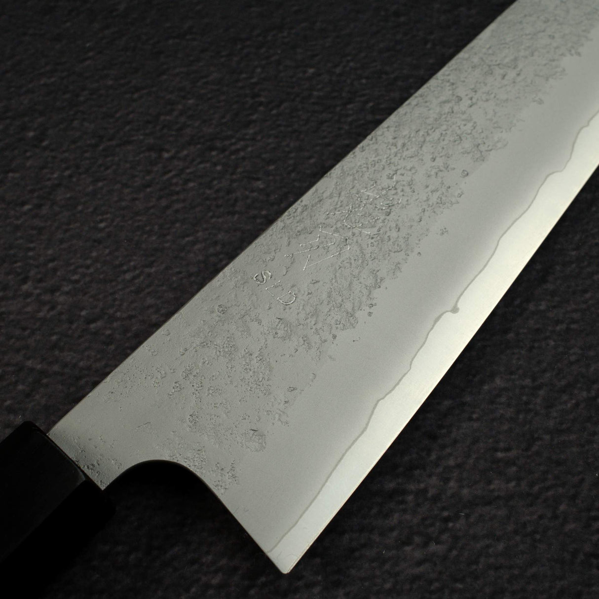 K&S Yuepo SLD Nashiji K-tip Gyuto 210mm, Ebony Handle