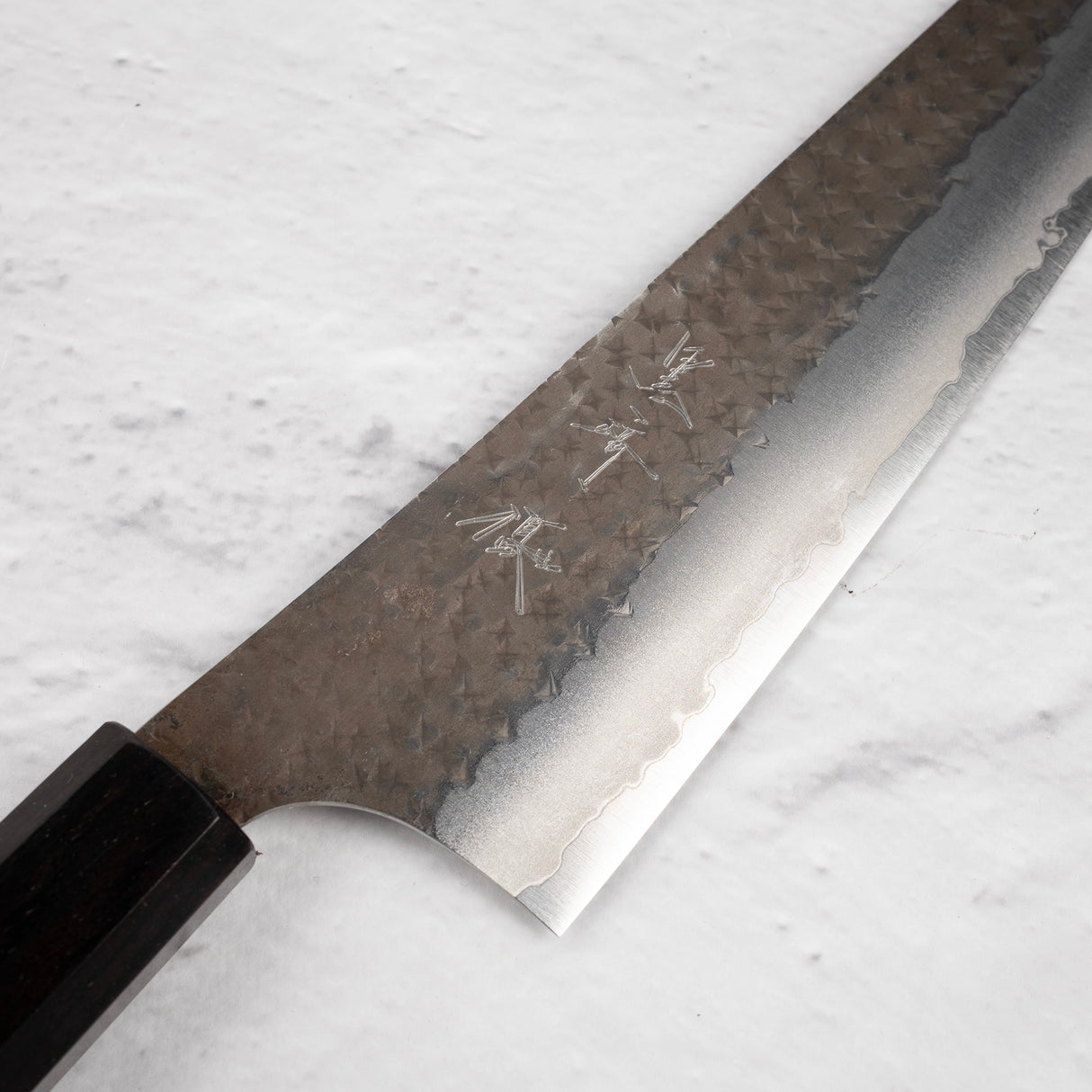 黒﨑打刃物 黒旋 青紙スーパー 切付牛刀 210mm