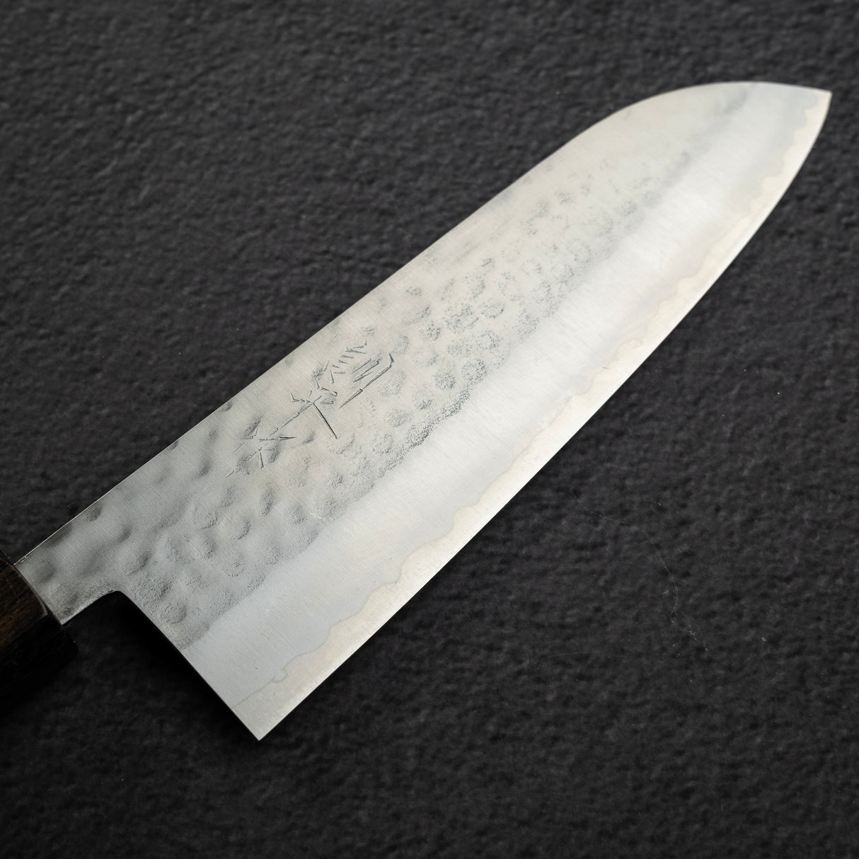 増谷打刃物 V金1号 槌目 三徳 170mm ブラックチャカテハンドル