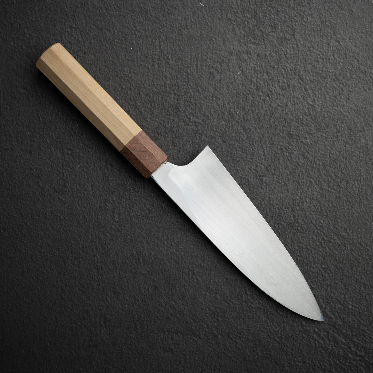 眞崎 直樹 白二鋼 磨き 出刃 180mm