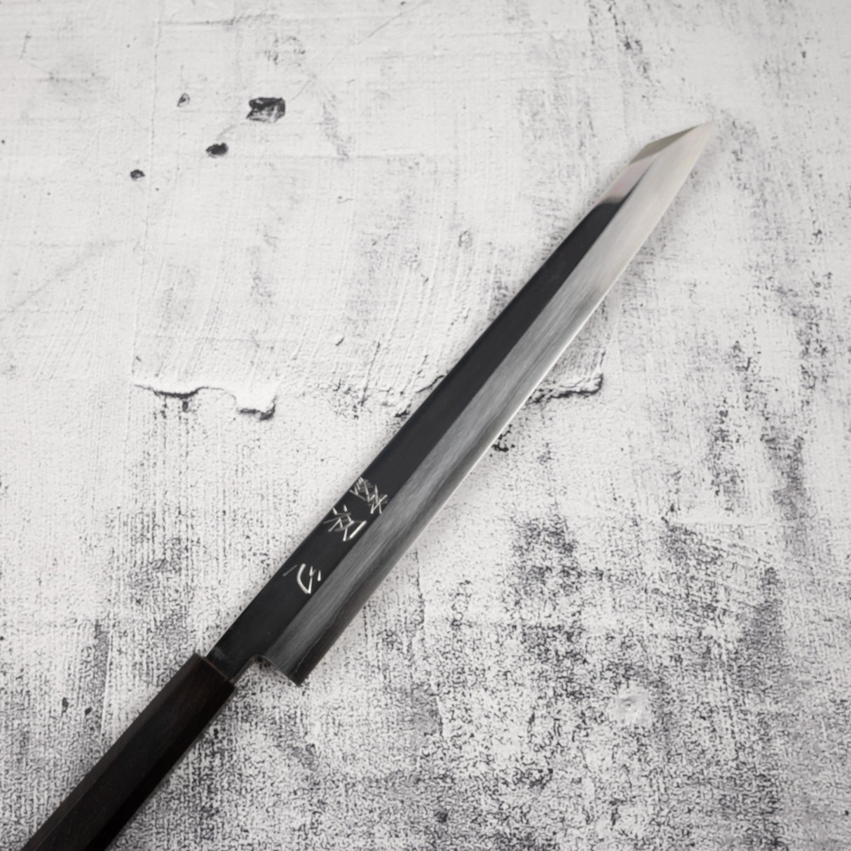 中川 銀三鋼 切付柳刃 300mm 鏡面仕上げ