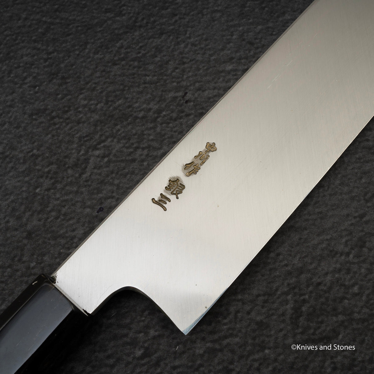 中川打刃物 V金10号 左利き用 鎌形薄刃 180mm 鏡面仕上げ