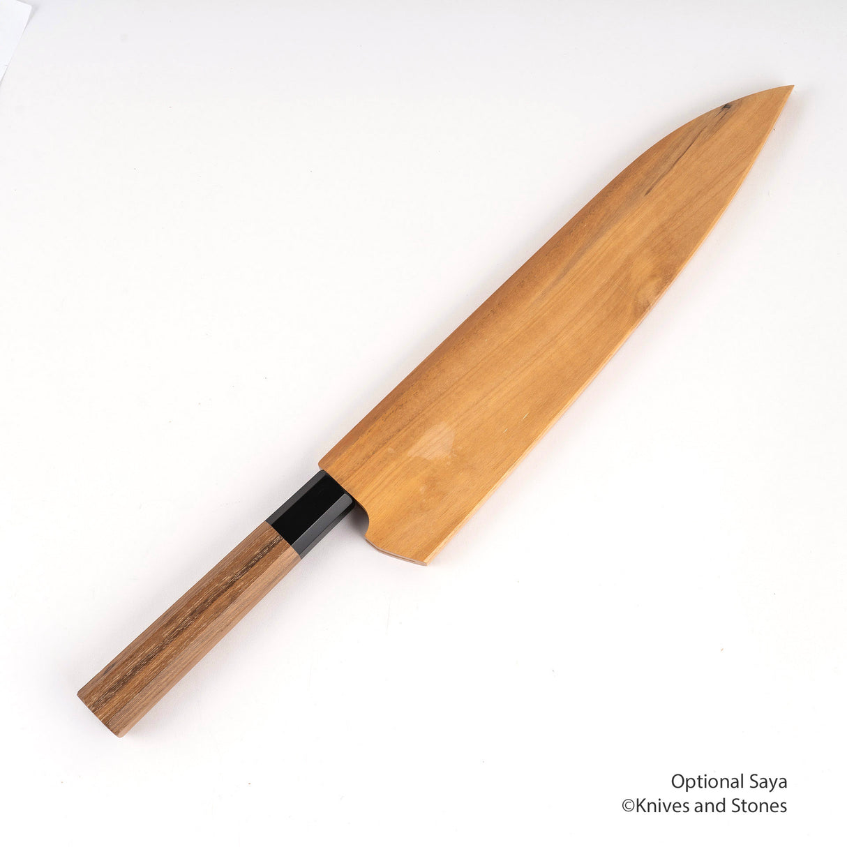 中川打刃物 白二鋼 水本焼 牛刀 240mm