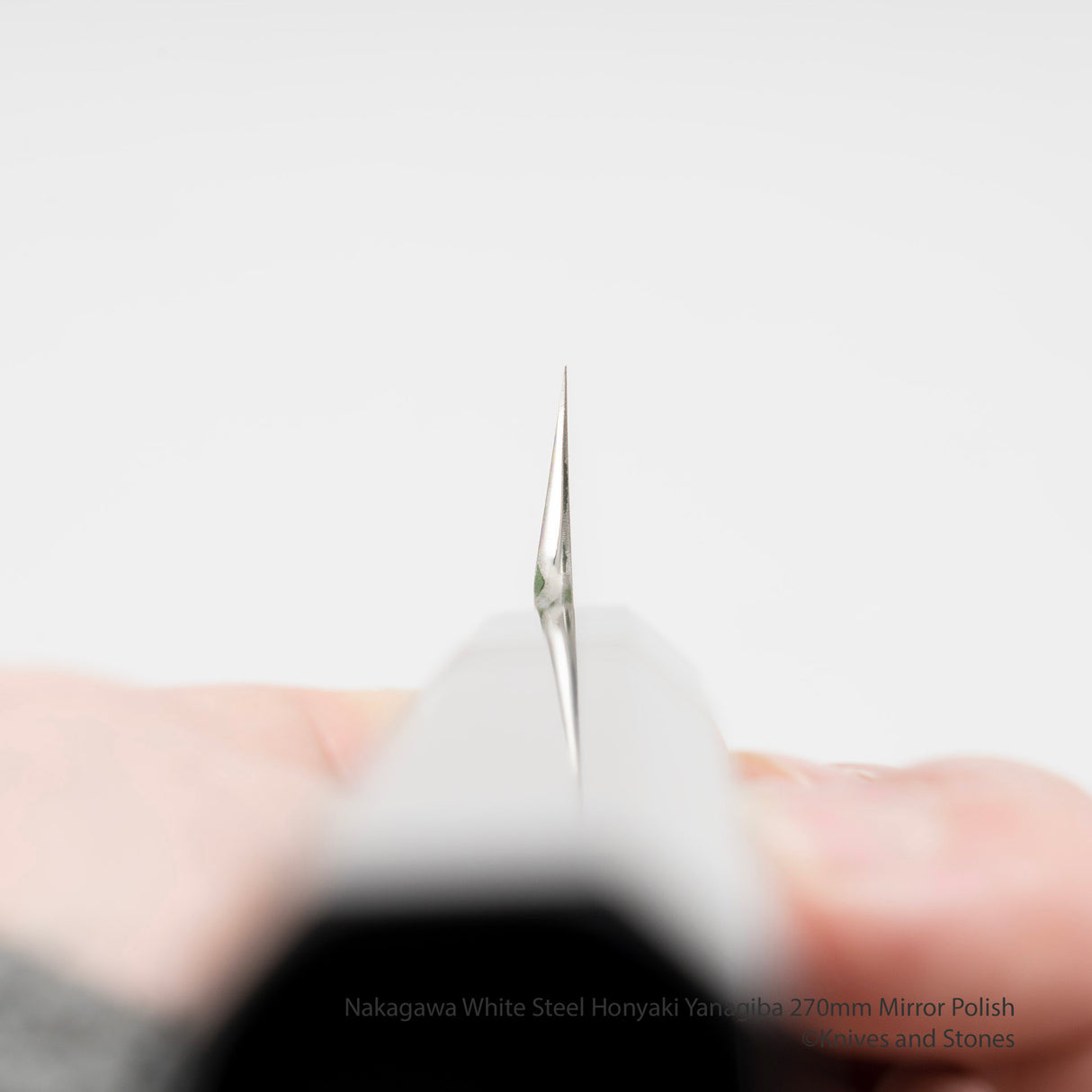 中川打刃物 白紙 本焼 柳刃 270mm ミラー仕上げ