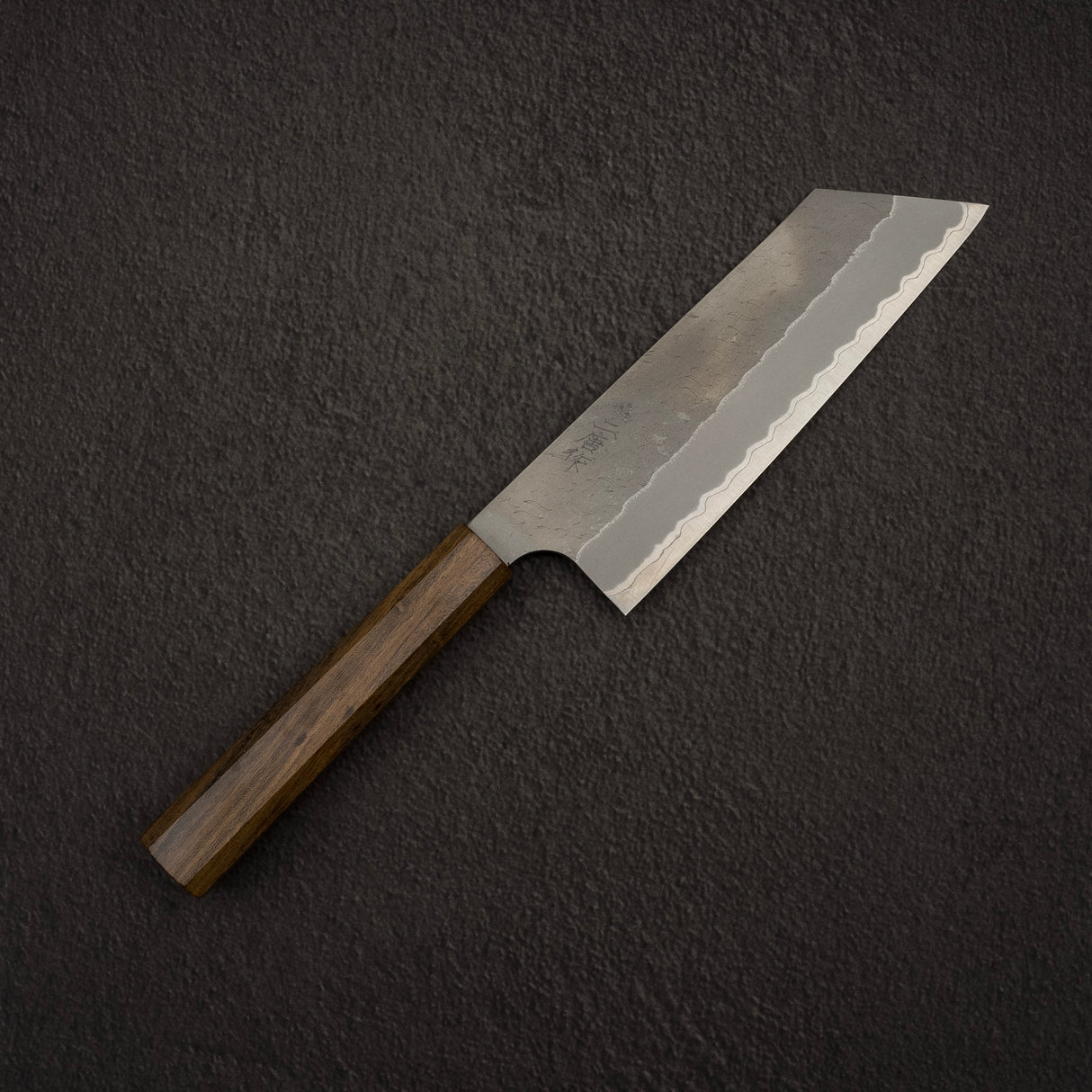 二唐刃物鍛造所 青紙スーパー 切付菜切 165mm