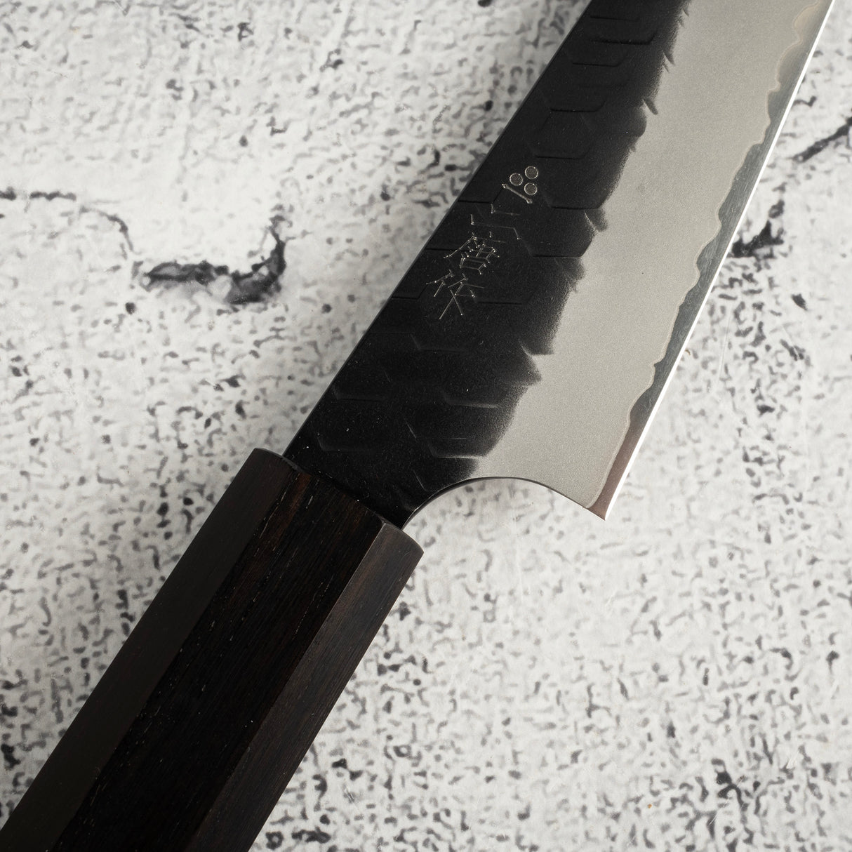 二唐刃物鍛造所 SG2 黒打ち 槌目 ペティナイフ 120mm